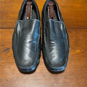Kenneth Cole Men’s Black Leather Pass The Bar LE Loafers Size 9 M